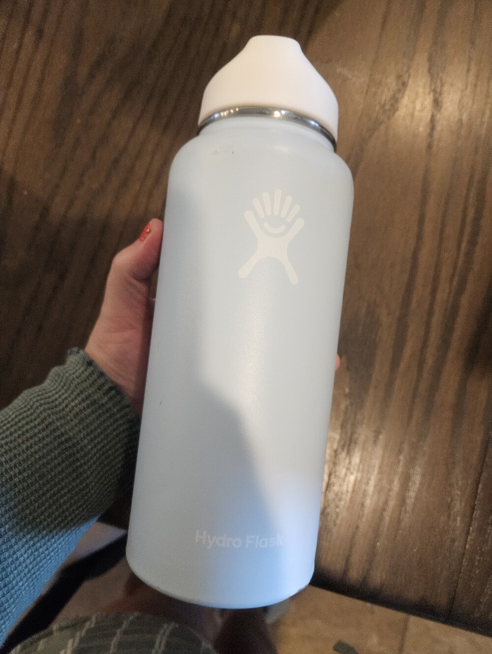 Hydro Flask Light Blue Bottle Wide Mouth 32 Oz.
